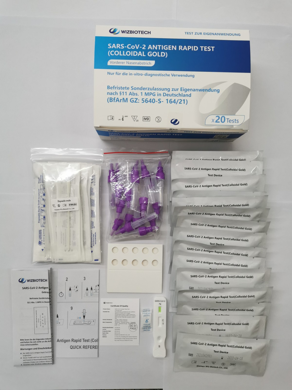 SARS-CoV-2 Antigen Rapid Test (self-testing)